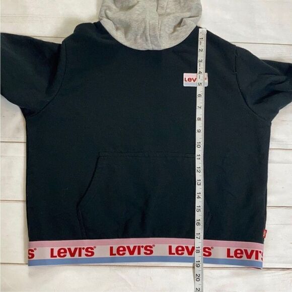 Levi’s Logo Waistband Pullover Hoodie Girls Size XL 13-15 Years - Picture 7 of 9